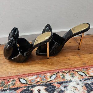 Patent Bow-Down Heels / Jeffrey Campbell